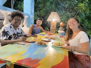 Couples dining - The Water Melon House (Samaná)