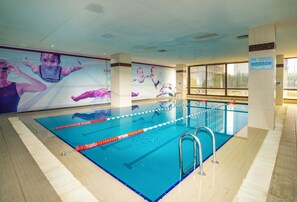 Indoor pool, outdoor pool