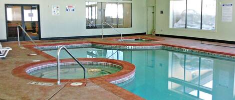 Indoor pool, a heated pool