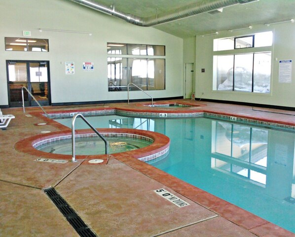 Indoor pool, a heated pool