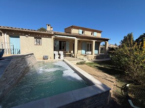 Outdoor pool, a heated pool - LA LAURISIENNE (Lauris)