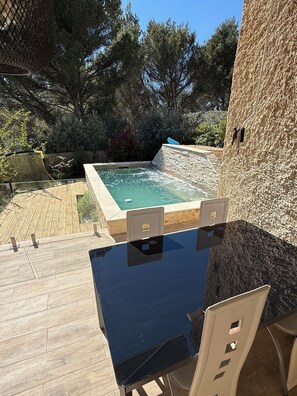 Outdoor pool, a heated pool - LA LAURISIENNE (Lauris)