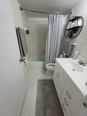 Bathroom - Cozy condo with pool across the street from the beach. (Daytona Beach)