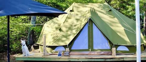 Overnattingsstedets uteområder