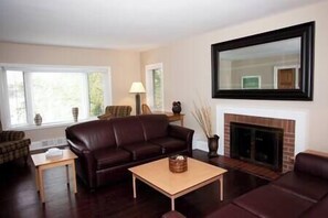 TV, fireplace, ping pong