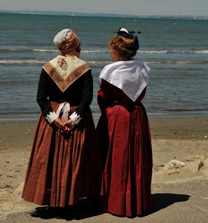 On the beach