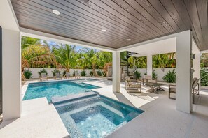 Una piscina climatizada