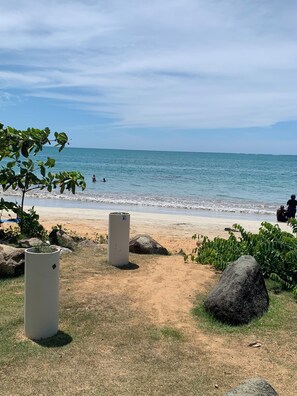 Na praia 