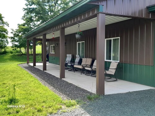 Brand-New House on 130 Acre Farm