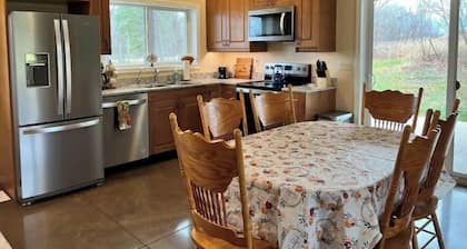 Brand-New House on 130 Acre Farm
