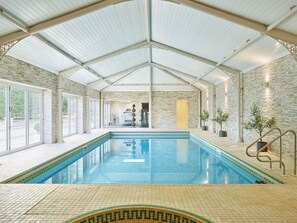Indoor pool, a heated pool