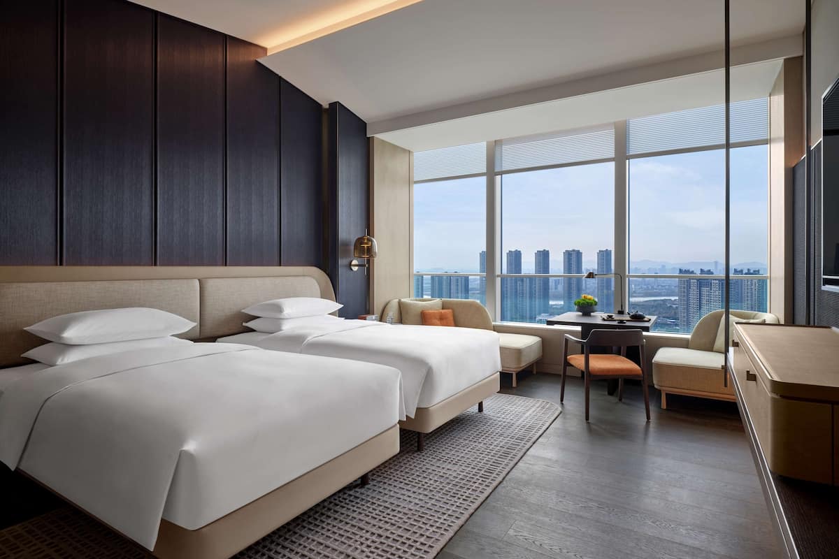 2 Twin Beds Deluxe Room with River View | View from room