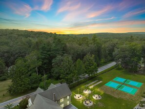 Exterior - Cozy & Chic Pocono Cabin | Firepits | Pickleball (Barrett Township)