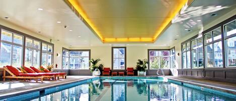 Indoor swimming pool for year around enjoyment