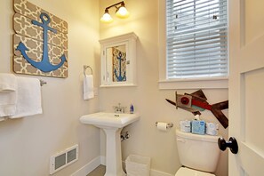 Hair dryer, towels