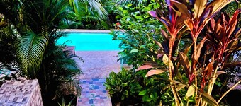 Nosara Apartment 3 min walk Beach, Pool view