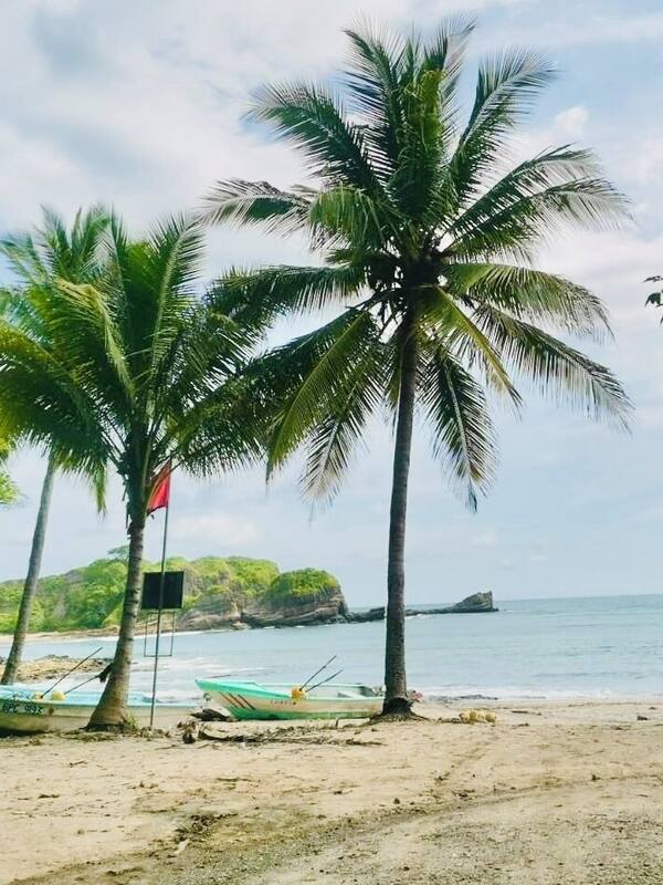 On the beach