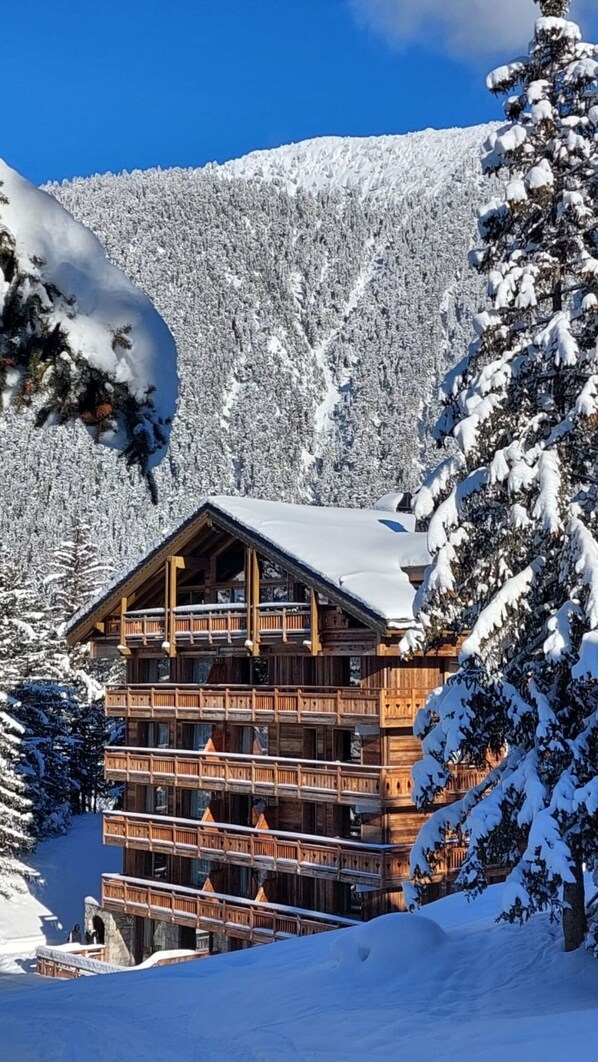 Exterior - Ski in/out Studio, sleeps 2/3 (Courchevel)