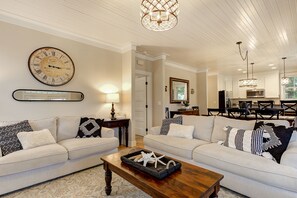 TV, fireplace, DVD player, offices