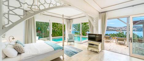 Signature Pool Suite | 埃及棉床单、高档床上用品、羽绒被、泰普尔床垫