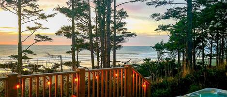 Tina de hidromasaje al aire libre