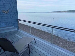 Terrace/patio - Beachfront Home with Sound View on Camano Island (camano island)