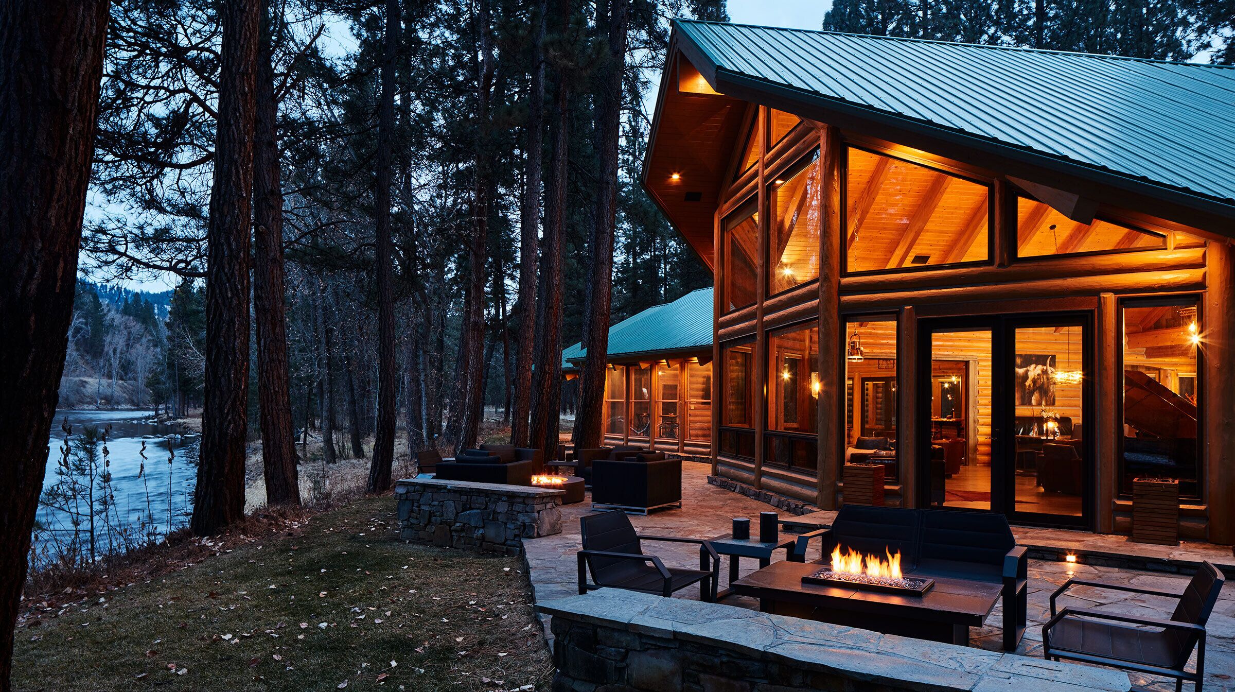 Back Patio of the Main Lodge