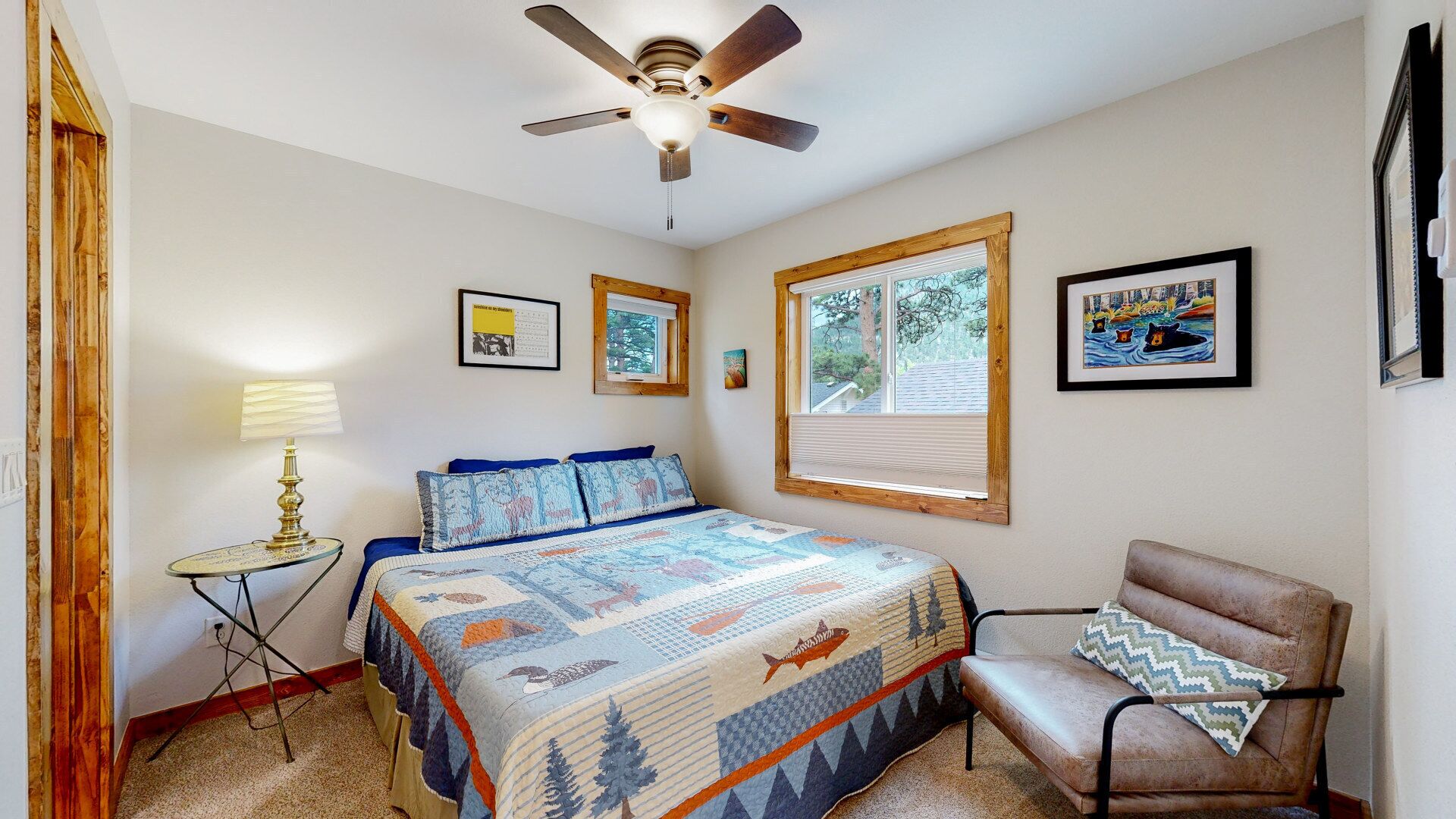 2 bedrooms, desk, iron/ironing board, free WiFi