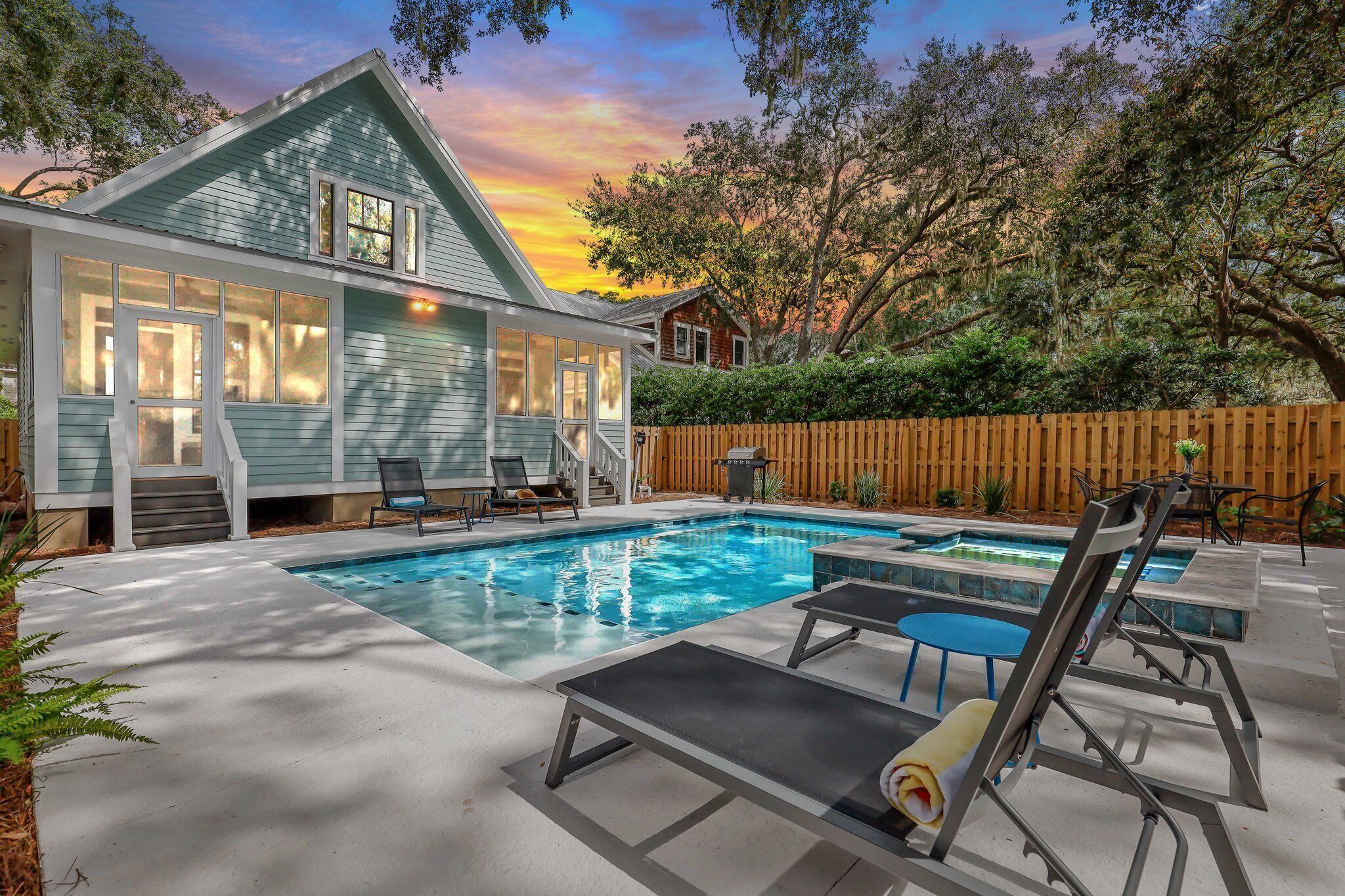 Una piscina climatizada