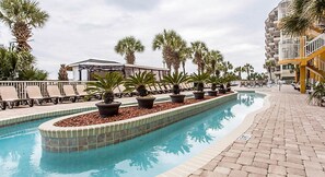 Indoor pool, outdoor pool