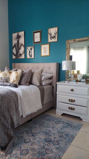 2 bedrooms, iron/ironing board, free WiFi, bed sheets