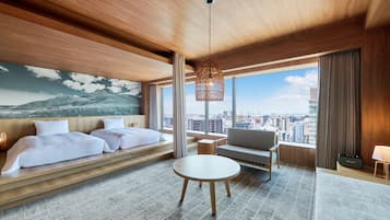 Premier Twin Room(River Side/Sky Floor) - Non-Smoking | 免費 Wi-Fi、床單