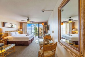 Iron/ironing board, free WiFi, bed sheets, wheelchair access - 8th floor resort studio, AC stunning ocean views (Napili-Honokowai)