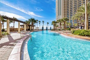 Indoor pool, a heated pool