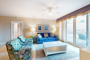 TV, DVD player, books