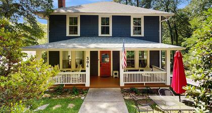 Home in the heart of Montreat with arcade, firepit & washer/dryer - dog-friendly