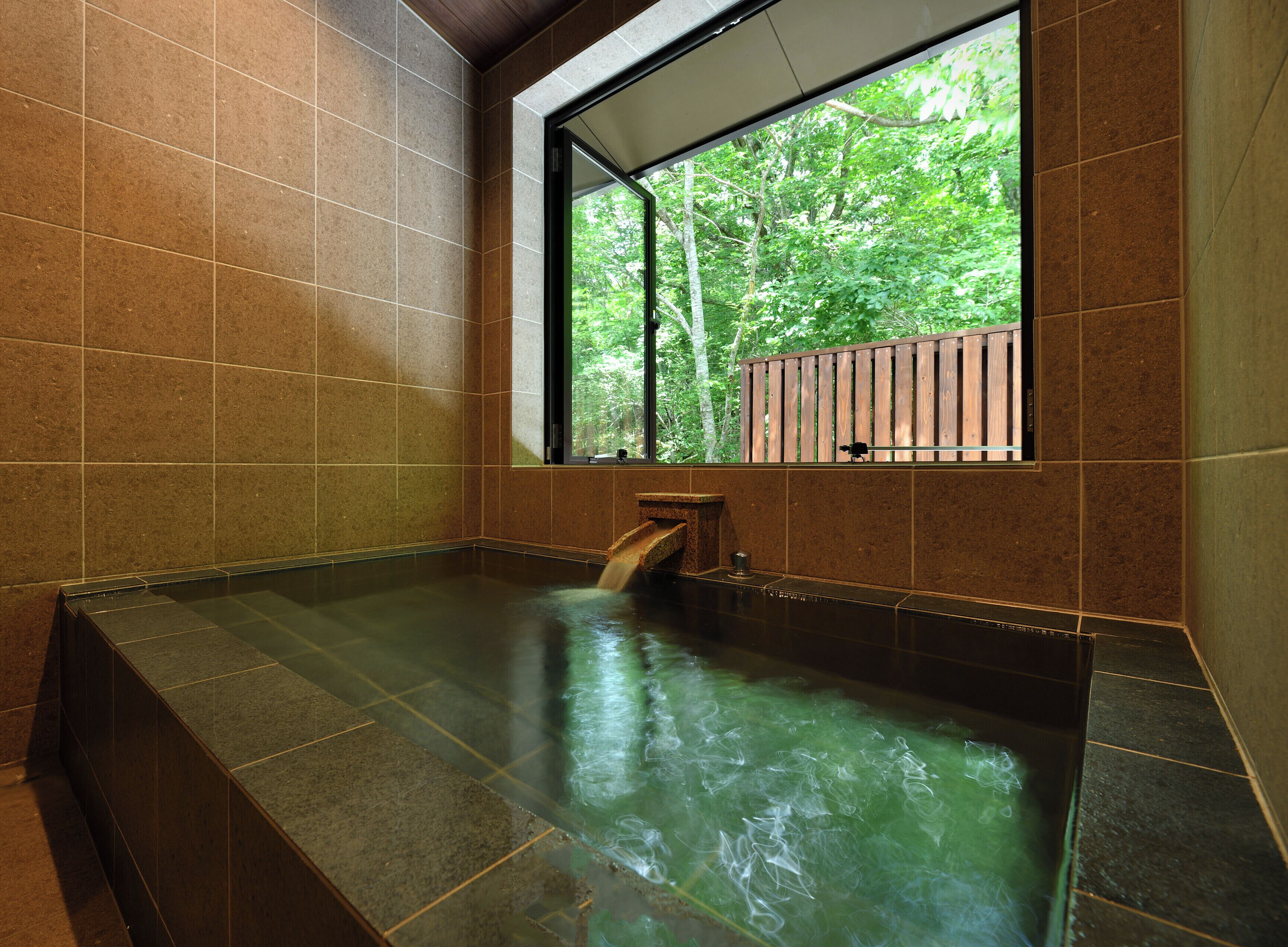 Bañera y ducha independientes, bañera con aguas termales