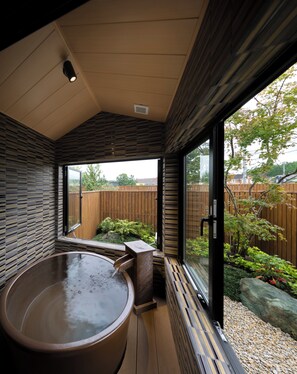 Deluxe Apartment, Balcony, Mountain View | Bathroom - HAKAI KONOHANAKAN (Oshino)