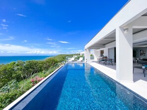 An infinity pool