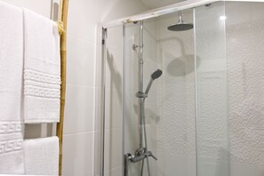 Shower, hair dryer