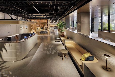 Lobby lounge. OMO5 Kumamoto by Hoshino Resorts