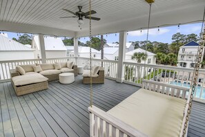 Unclassified image, 4 of 48, button - New 4BR Beach Home w/ Free Golf Cart, Pool View, & Balcony Near Emerald Coast, Shops and Restaurants (Santa Rosa Beach)