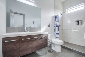 Hair dryer, towels