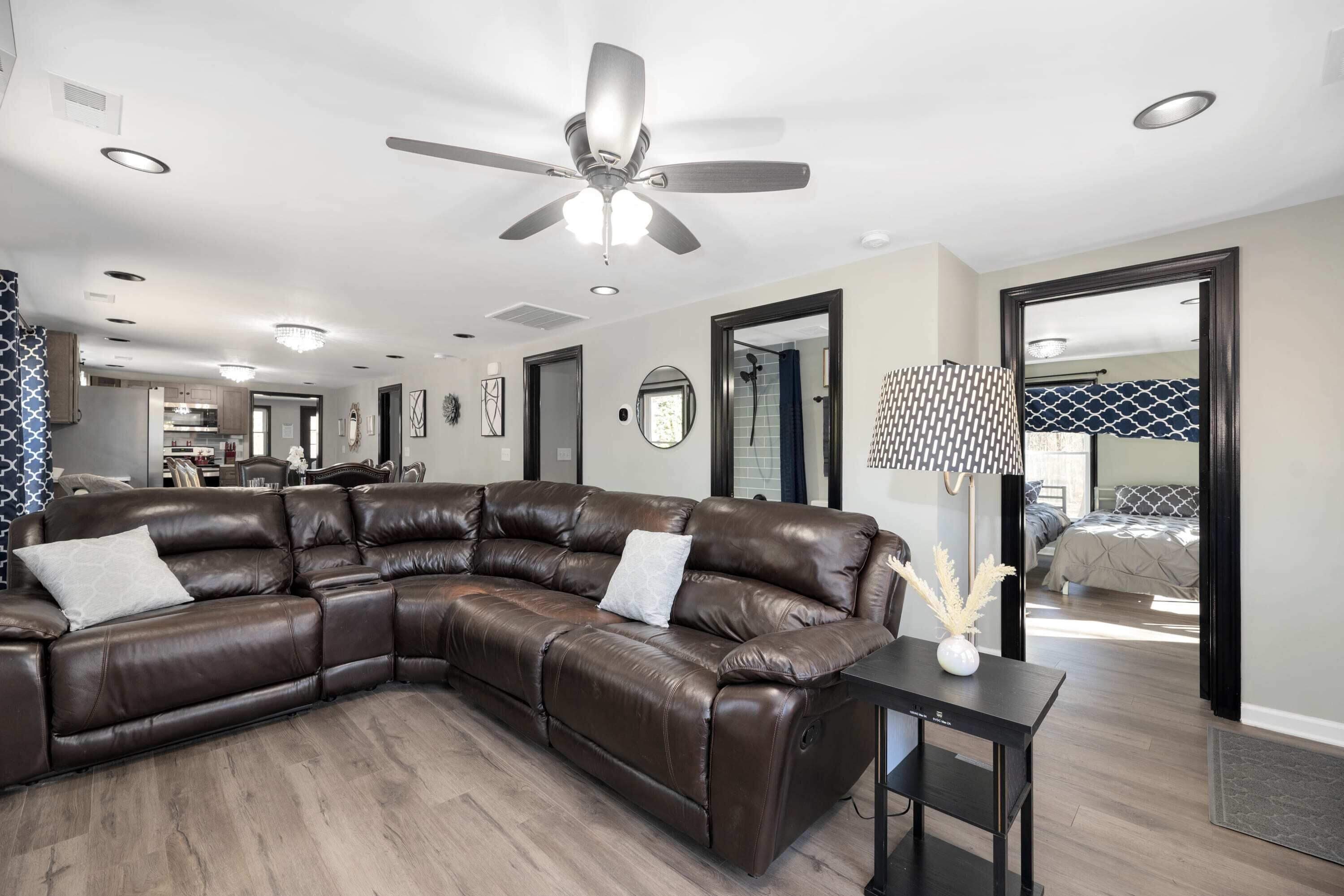 Smart TV, DVD player, books