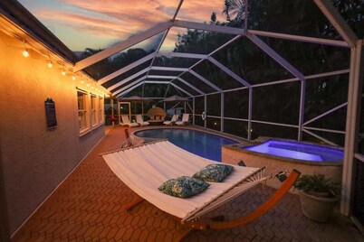 The Utopia Resort Heated Pool Spa Waterfall BBQ Studio and more Hosted by Relaxtay