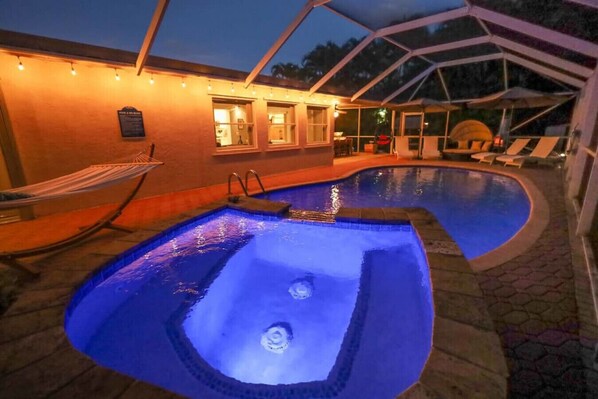 Opvarmet pool