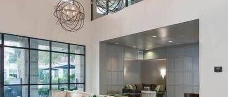 Flat-screen TV, offices