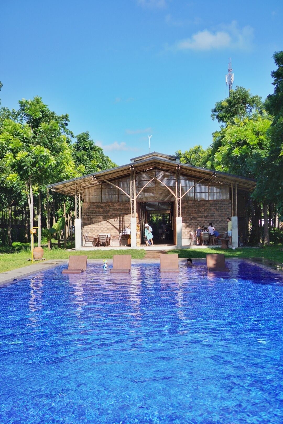 Alberca al aire libre 