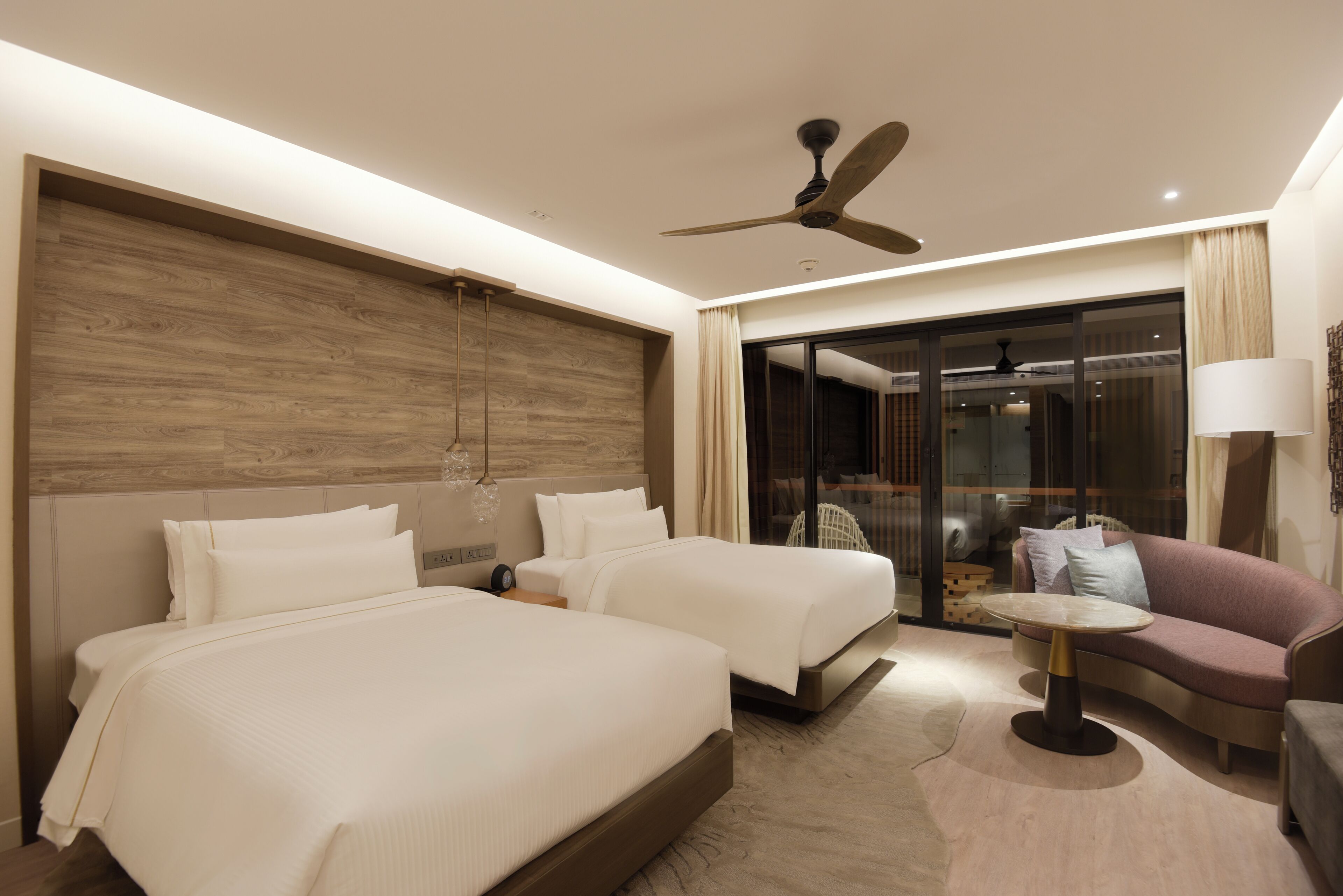 Premium bedding, down comforters, minibar, in-room safe