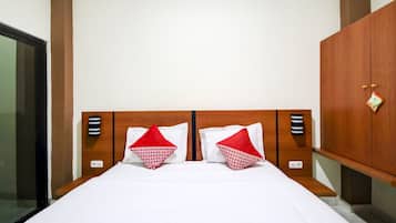 Deluxe tweepersoonskamer | Luxe beddengoed, gratis wifi, beddengoed